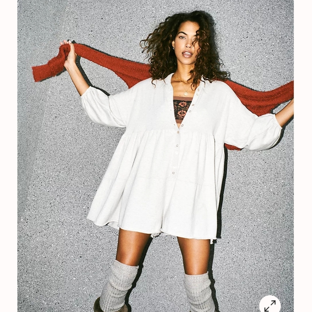 Free People | Easy Kinda Love Romper - Picture 11 of 11